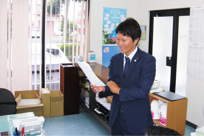 サニクリーン先輩の声：静岡営業所-服部真也